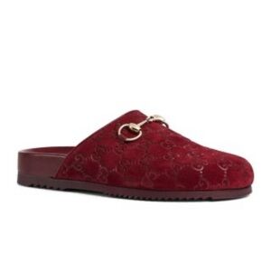 Gucci GG Supreme horse bit mules size 42 fits 11 US made in Italy
